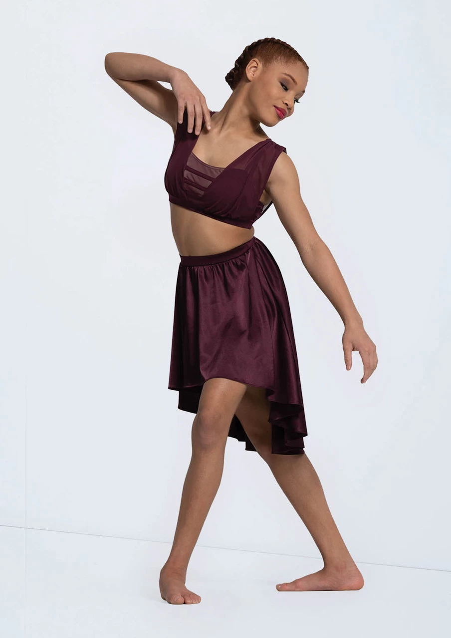 Weissman Draped Mesh Bra Top - Image 5