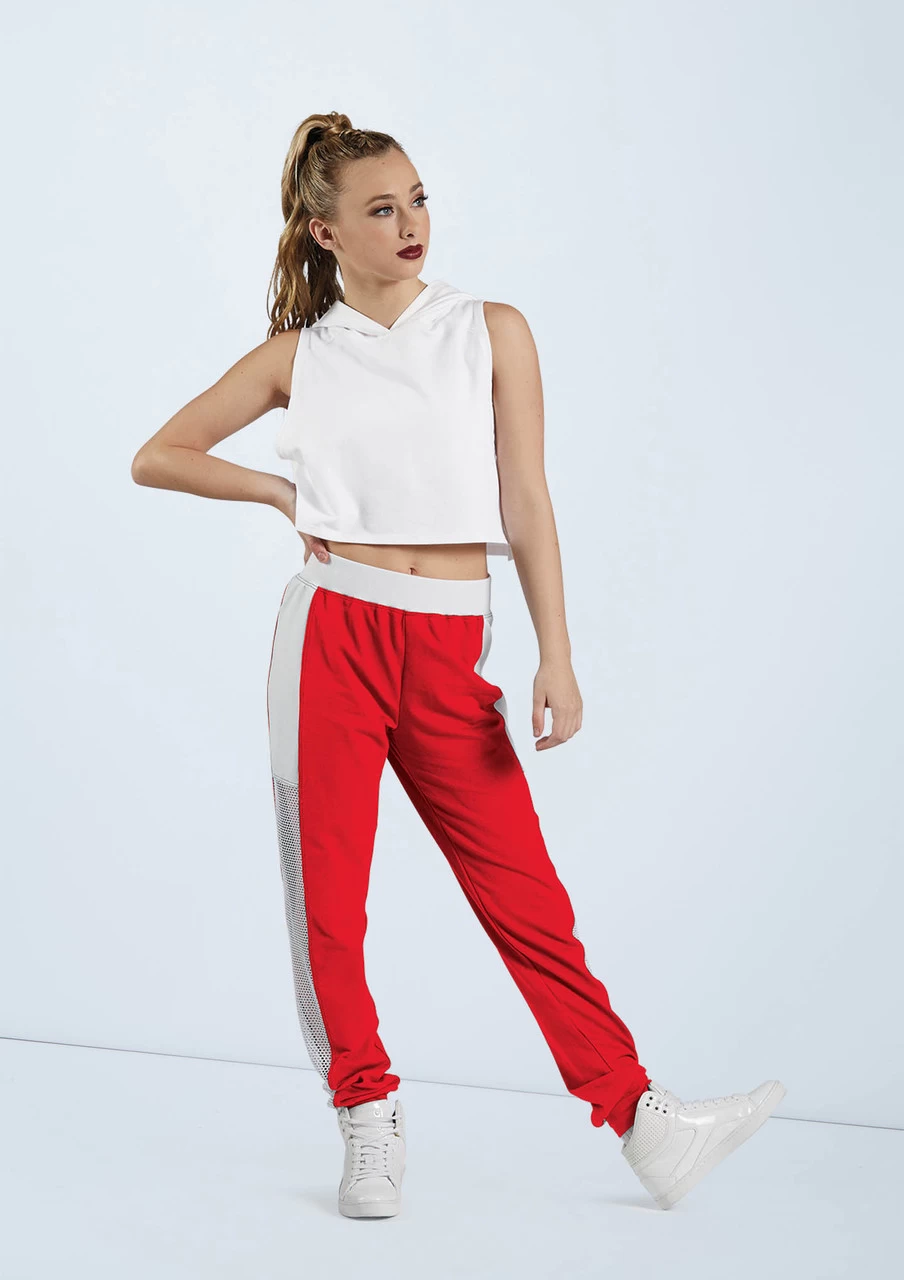 Weissman Sporty Mesh Jogger Pants - Image 2
