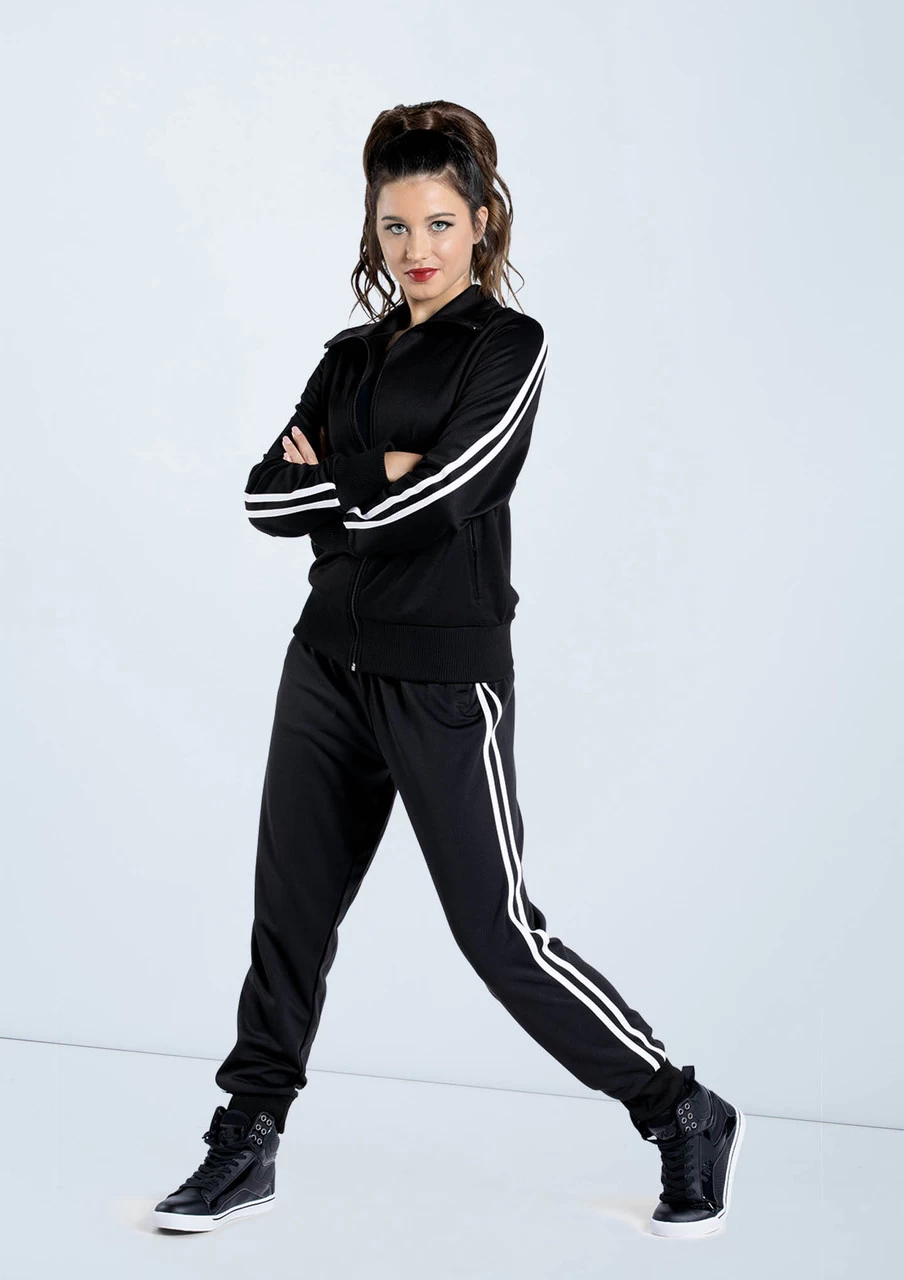 Weissman Stripe Sleeve Track Jacket - Image 3