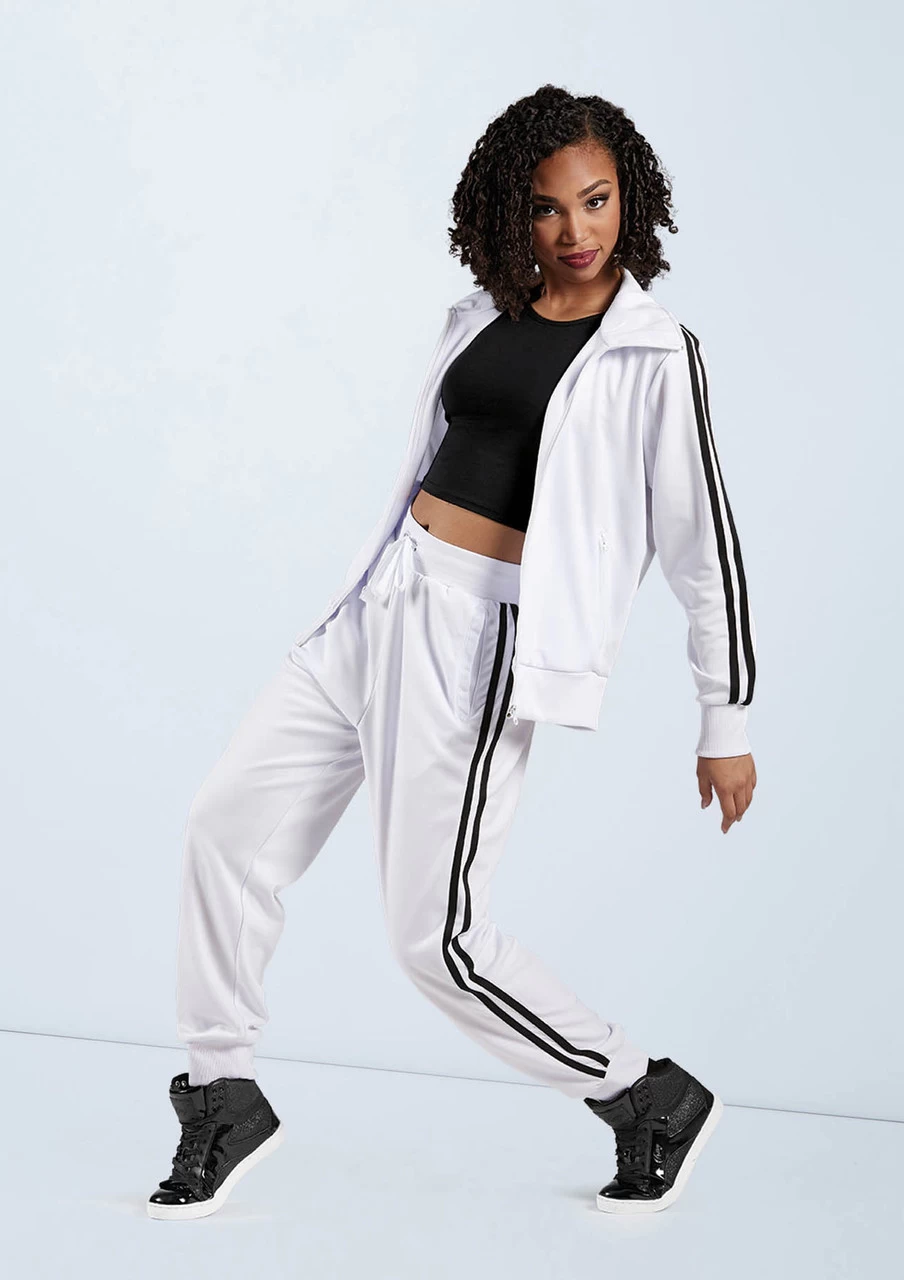 Weissman Stripe Sleeve Track Jacket - Image 5