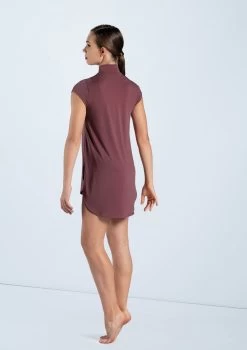 Weissman Mock Neck Tee Dress