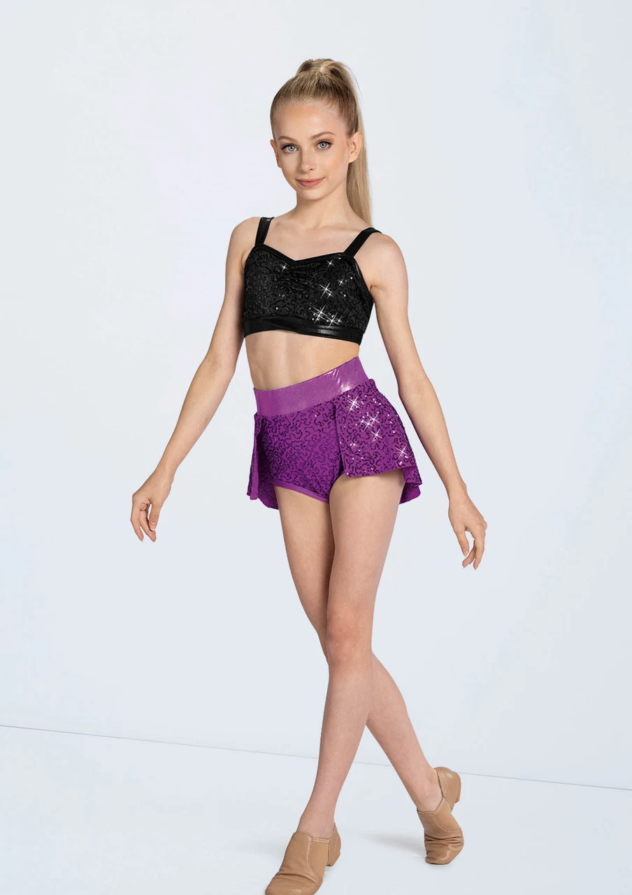 Weissman Sequin Back Panel Skirt - Image 2